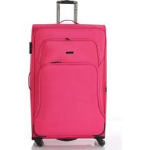 Mcs V085-B Pembe 85 cm Lüx Kumaş Battal Boy Valiz