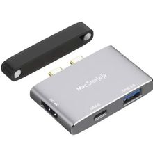 Mcstorey USB Çoğaltıcı Çoklayıcı USB-C HDMI Çevirici 4K 1XHDMI 1XUSB3.0