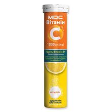 MDC Vitamin C 1000 mg Çinko Vitamin D 20 Efervesan Tablet