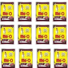 Me-O 12x80 GR Pouch Gravy Sığır ve Kuzu Etli Yetişkin Kedi Konservesi
