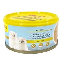 Me-O 6x80 gr Meo Delite Tahılsız Keçi Sütlü Ton Balıklı Yavru Kedi Konservesi