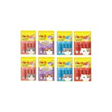Me-O 8'li Paket Creamy Treats 4 Çeşit Karma Kedi Sıvı Ödülü