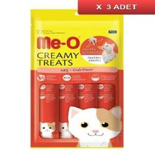 Me-O Creamy Treats Yengeçli 3x15 gr Kedi Ödül Maması