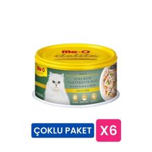 Me-O Delite 80 gr 6 Adet Ton Balıklı ve Sebzeli Jelly Tahılsız Kedi Konservesi