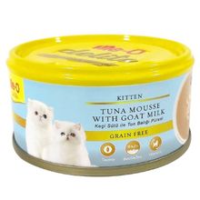 Me-O Delite Ton Balık ve Keçi Sütü Tahılsız Konserve Yavru 6x80 gr Kedi Maması