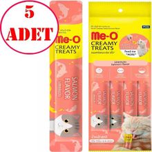 Me-O Somonlu 5'li 4x15 gr Kedi Sıvı Ödül Maması