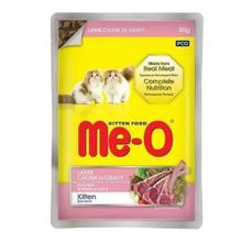 Me-O Sos İçinde Parça Kuzulu 80 gr Kedi Konserve Maması