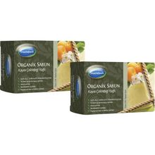 Mecitefendi 2x125 gr Organik Kayısı Çekirdeği Yağlı Sabun