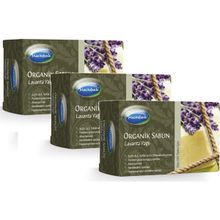 Mecitefendi Organik Lavanta Yağlı 3x125 gr Çoklu Paket Sabun