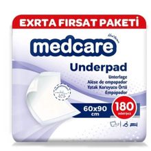 Medcare 60x90 cm 180 Adet Yatak Koruyucu Örtü