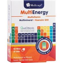 Medicago Multienergy Multivitamin Multimineral Koenzim Q10 30 Tablet