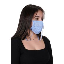 Meditex K-1 Gümüş İyonlu Boyundan Askılı Yıkanabilir Taşlı Maske