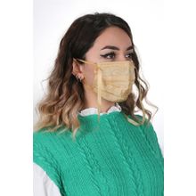 Meditex T-1 Gümüş İyonlu Boyundan Askılı Yıkanabilir Taşlı Maske