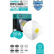 Medizer Qzer FFP2 50'li N95 Maske