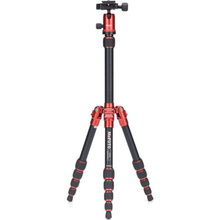 Mefoto Red A0350Q0R BackPacker Travel Tripod Kit