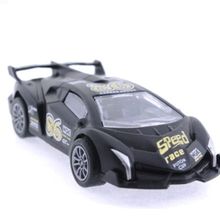 Mega 86 Die Cast Çek Bırak Metal Siyah Yarış Arabası