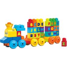 Mega Bloks FWK22 50 Parça Müzikli Alfabe Treni