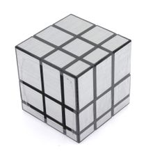 Mega Metalik Gri Geometrik Zeka Küpü