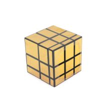 Mega Metalik Sarı Geometrik Zeka Küpü