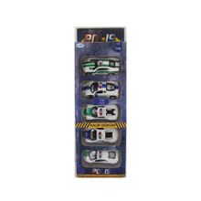 Mega Oyuncak Mega Die Cast 5'li Polis Arabası
