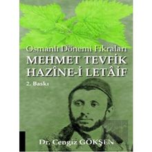 Mehmet Tevfik Hazine-i Letaif Cengiz Gökşen