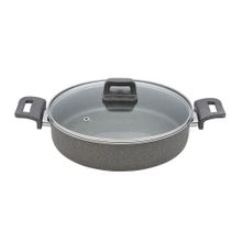 Mehtap Gri 28 cm Granit Karnıyarık Tenceresi