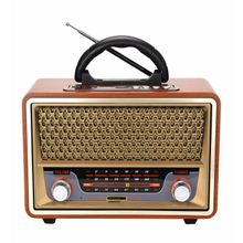 Meier M-157BT Açık Kahverengi Bluetooth Radyo