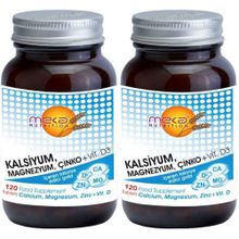Meka Nutrition Calcium Magnesium Zinc Vitamin D 2x120 Tablet