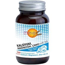 Meka Nutrition Calcium Magnesium Zinc Vitamin D İçeren 120 Tablet