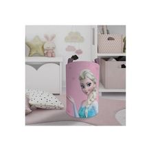 Mekta Home Elsa Desenli Pembe Bebek ve Çocuk Odası Oyuncak Sepeti