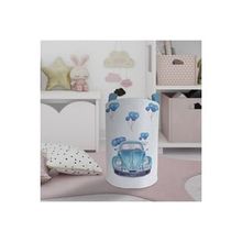 Mekta Home Mavi Vosvos Desenli Bebek ve Çocuk Odası Oyuncak Sepeti