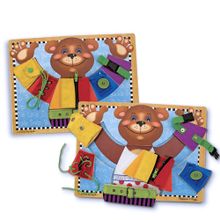 Melissa & Doug Ahşap Temel Beceri Geliştirme Tahtası