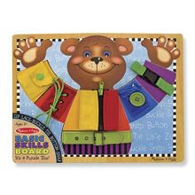 Melissa&Doug 3784 Ahşap Temel Beceri Geliştirme Tahtası