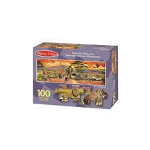 Melissa&Doug Dev Yer Safari 100 Parça Yapbozu