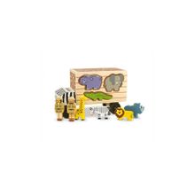 Melissa&Doug MD005180 Ahşap Kamyon - Hayvan Kurtarıcıları - Şekil Bulmaca