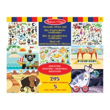 Melissa&Doug MD009115 Tak Çıkar Çıkartma Kitabı - Macera