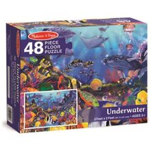 Melissa&Doug Melıssa Doug Ahşap Tombul Yapboz Deniz Canlıları