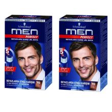 Men Perfect 70 Koyu Kahve 2 Adet Saç Boyası