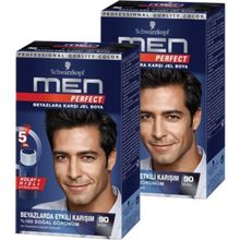 Men Perfect 90 Siyah 2x80 ml Saç Boyası