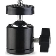 Mena Rise 360° Döner Mafsallı Vida Adaptörü – 1/4" Bağlantı Uyumlu ve Monopod Aksesuarı, Kamera, Akıllı Telefon,, Mikrofon, LED Işık, Video Monitör ile Uyumlu Montaj Parçası - Ahşap