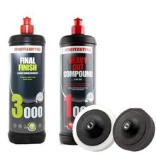 Menzerna 1 Adet Polisaj Süngeri 1000 ml 1000 Pasta 3000 Hare Cila Set