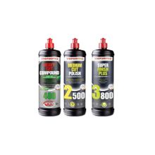 Menzerna 3'lü 250 ml 400 Green-2500-3800 Çizik Giderici Pasta Ve Cila Set