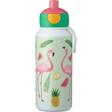 Mepal Drinking Bottle Pop Up Campus İçecek Şişesi 400 ml Tropical Flamingo Termos