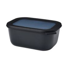 Mepal Multi Bowl Cirqula Rectangular 1500 ml Siyah Saklama Kabı
