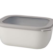 Mepal Multi Bowl Cirqula Rectangular 3000 ml Beyaz Saklama Kabı