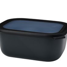 Mepal Multi Bowl Cirqula Rectangular 3000 ml Black Saklama Kabı