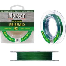 Mercan PE Örgü Platinum 8X İp 0.23 mm - 300 mt Yeşil Misina