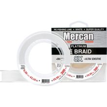 Mercan PE Örgü Platinum 8X İp 0.30 mm - 300 mt Beyaz Misina
