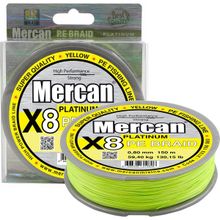 Mercan PE Örgü Platinum X8 İp 150 m Sarı 0.80 mm Misina