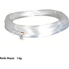 Mercan Standart 0.30 mm 1 kg Beyaz Çile Misina